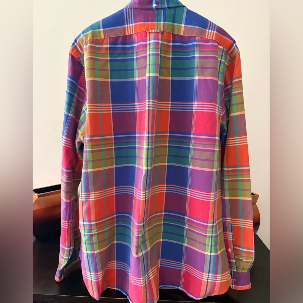 Ralph Lauren Multicolor Plaid Button Down Shirt - Picture 4 of 5